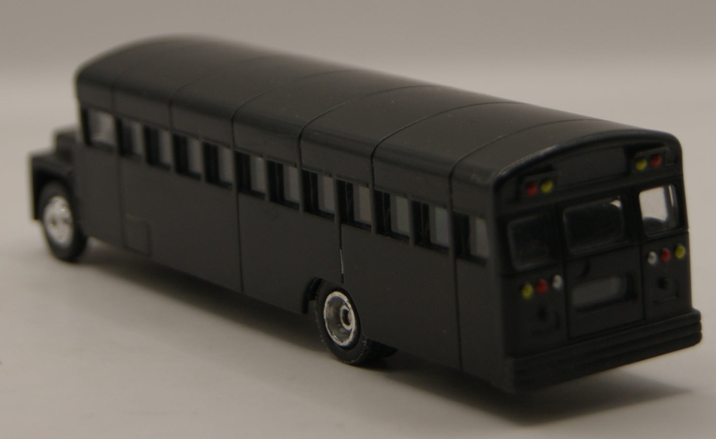 Hümmer Werbung H0 1:87 US School Bus schwarz Modellbus Omnibus