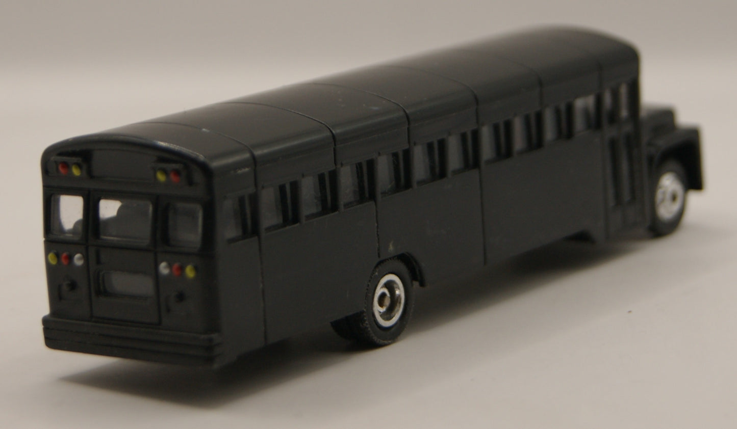 Hümmer Werbung H0 1:87 US School Bus schwarz Modellbus Omnibus