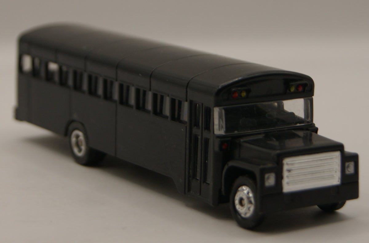 Hümmer Werbung H0 1:87 US School Bus schwarz Modellbus Omnibus