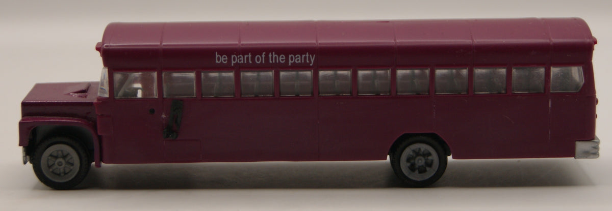 Hümmer Werbung H0 1:87 GMC S6000 School Bus Mixery Karlsberg Werbemodell