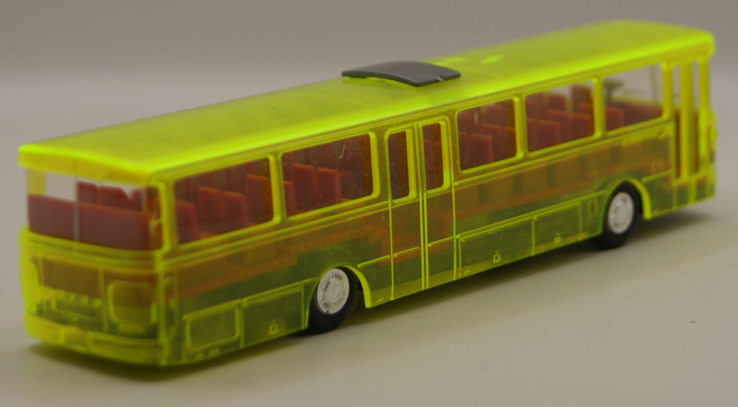 IMU Setra S 140 ES H0 1:87 transparent neon gelb Reisebus Modellbus