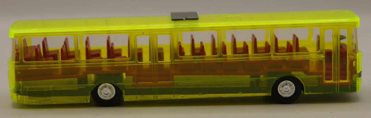 IMU Setra S 140 ES H0 1:87 transparent neon gelb Reisebus Modellbus