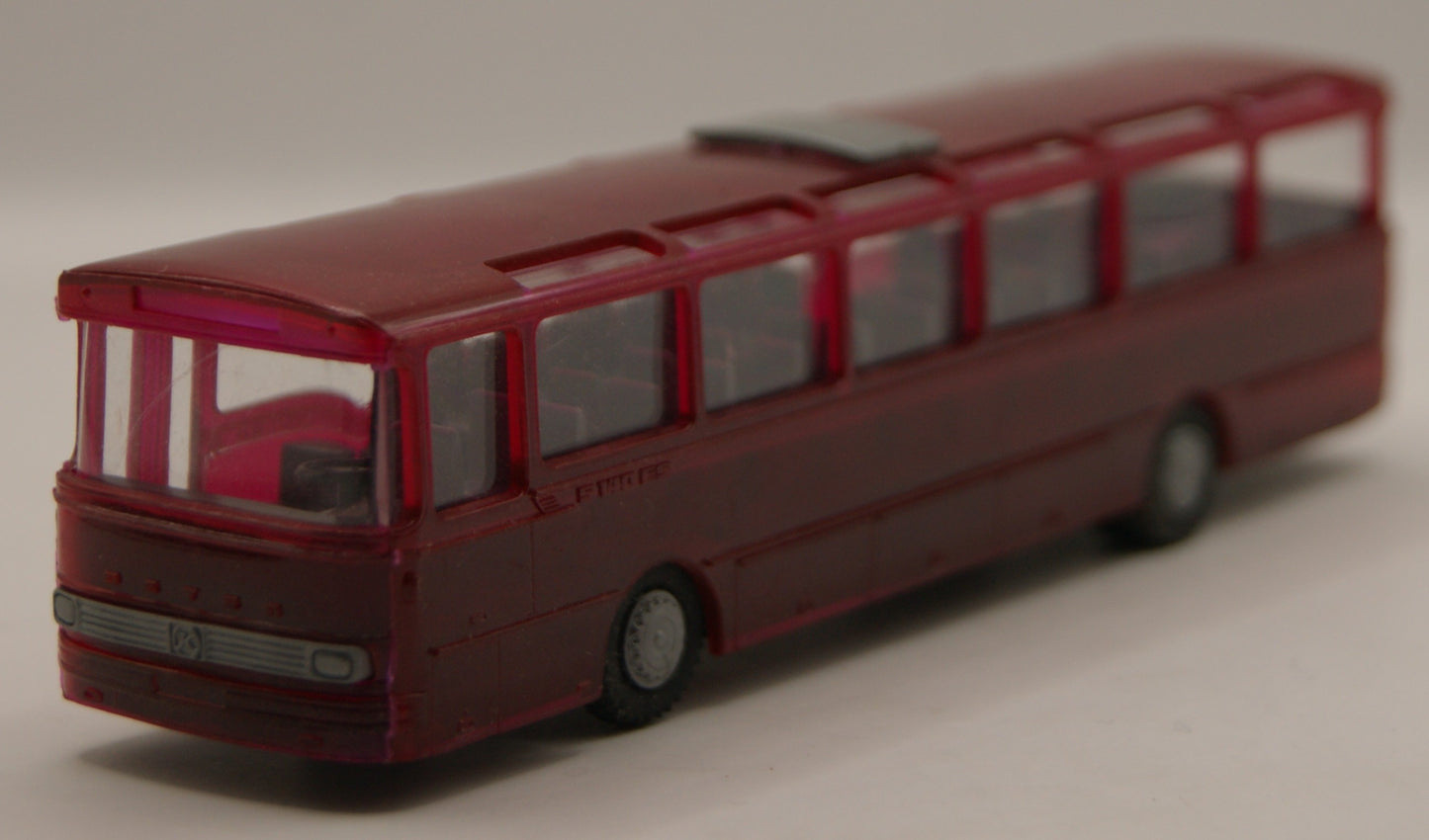 Stettnisch IMU Setra S 140 ES H0 1:87 transparent rot Reisebus Modellbus