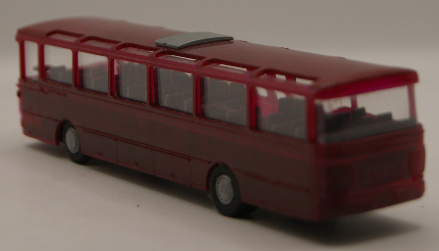 Stettnisch IMU Setra S 140 ES H0 1:87 transparent rot Reisebus Modellbus