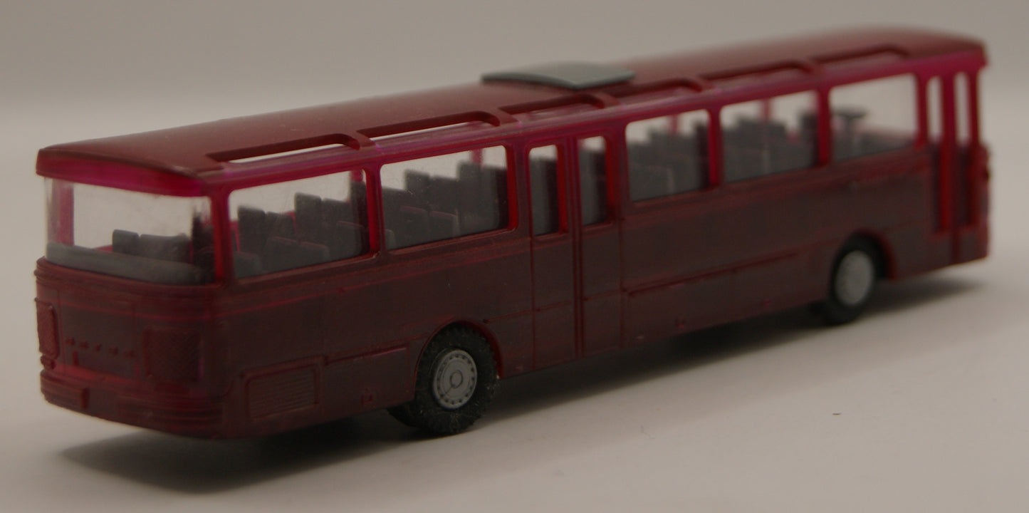 Stettnisch IMU Setra S 140 ES H0 1:87 transparent rot Reisebus Modellbus