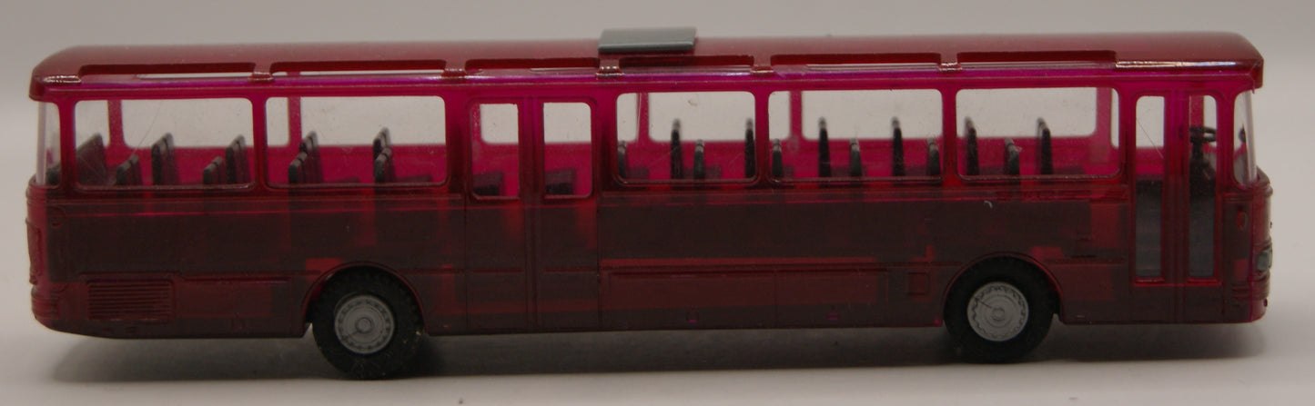Stettnisch IMU Setra S 140 ES H0 1:87 transparent rot Reisebus Modellbus