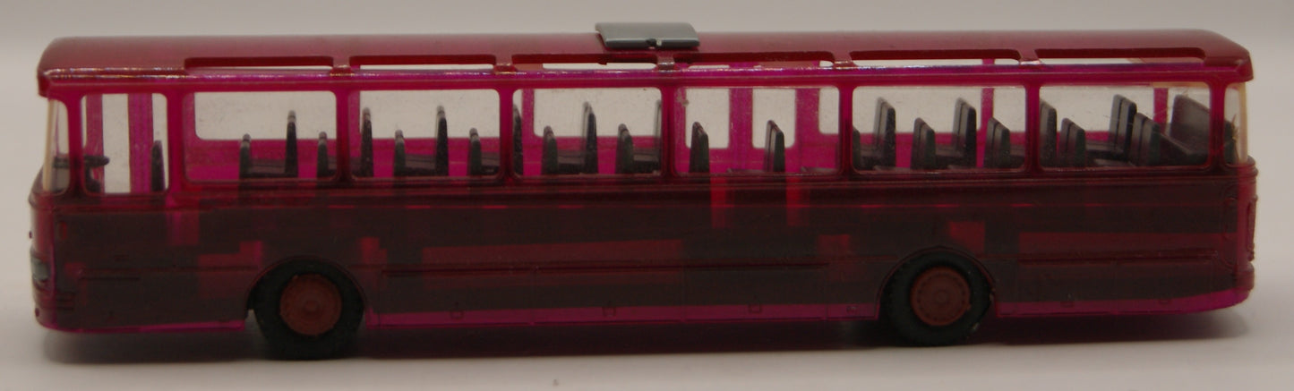 Stettnisch IMU Setra S 140 ES H0 1:87 transparent rot Reisebus Modellbus