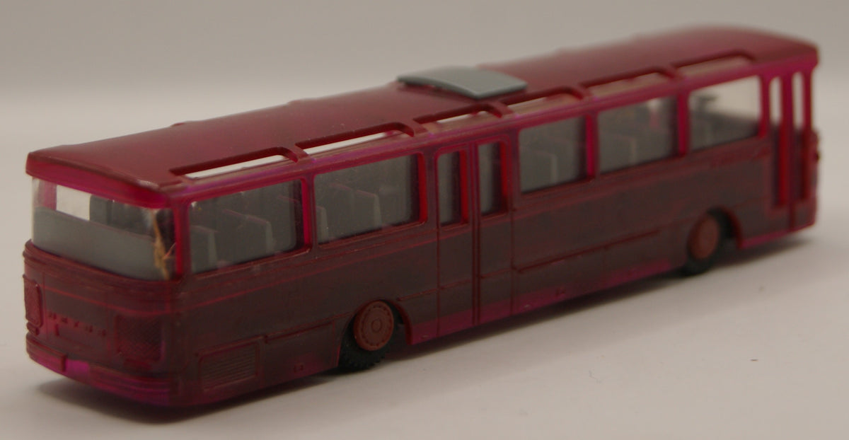Stettnisch IMU Setra S 140 ES H0 1:87 transparent rot Reisebus Modellbus