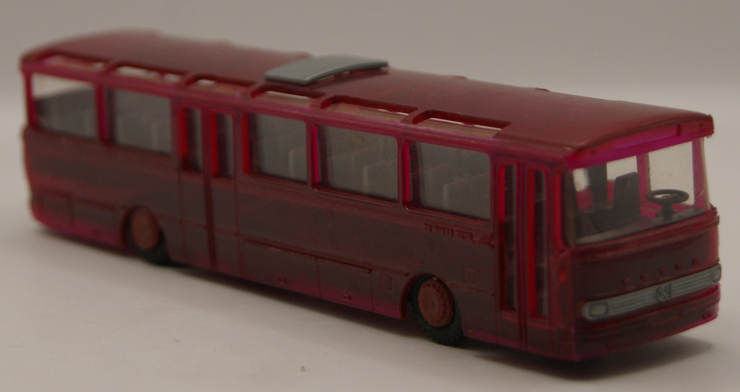 Stettnisch IMU Setra S 140 ES H0 1:87 transparent rot Reisebus Modellbus