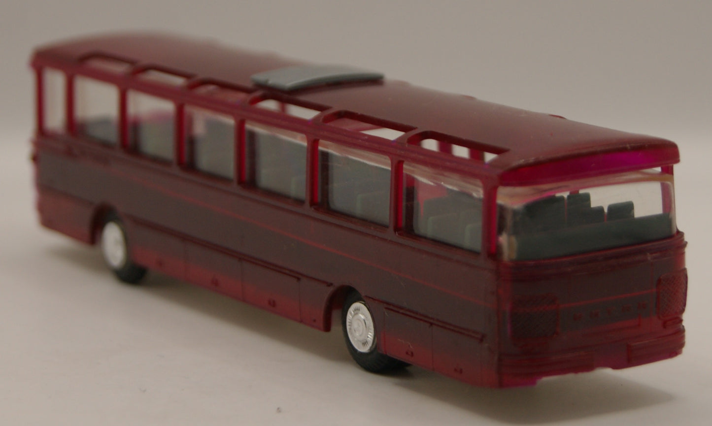 Stettnisch IMU Setra S 140 ES H0 1:87 transparent rot Reisebus Modellbus