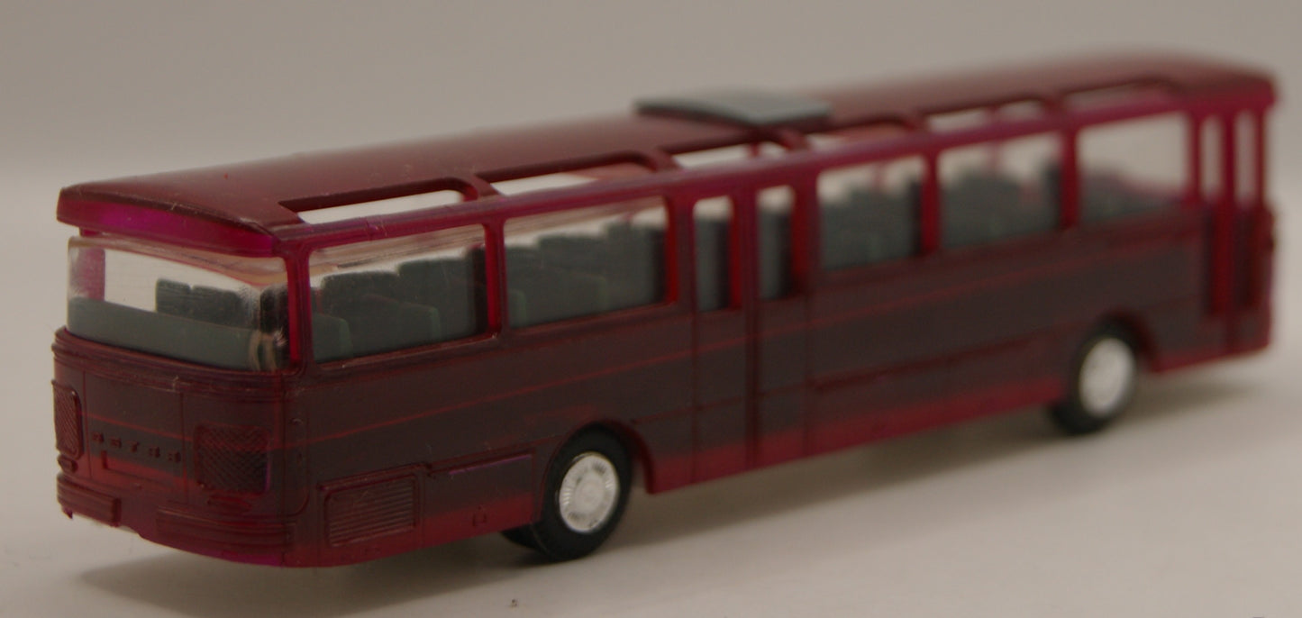 Stettnisch IMU Setra S 140 ES H0 1:87 transparent rot Reisebus Modellbus