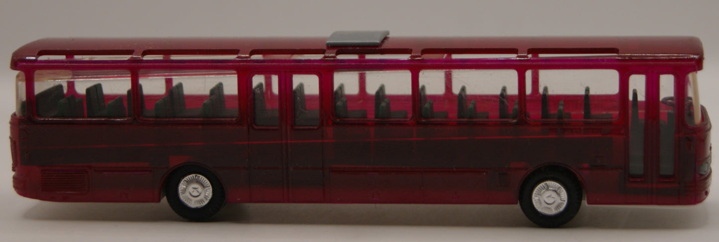 Stettnisch IMU Setra S 140 ES H0 1:87 transparent rot Reisebus Modellbus