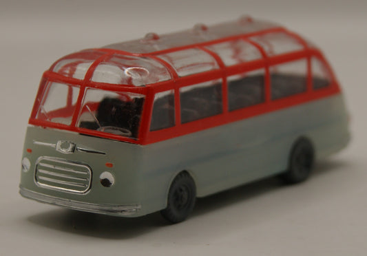 Bayern Modell Setra S6 H0 1:87 Panoramabus grau rot Reisebus