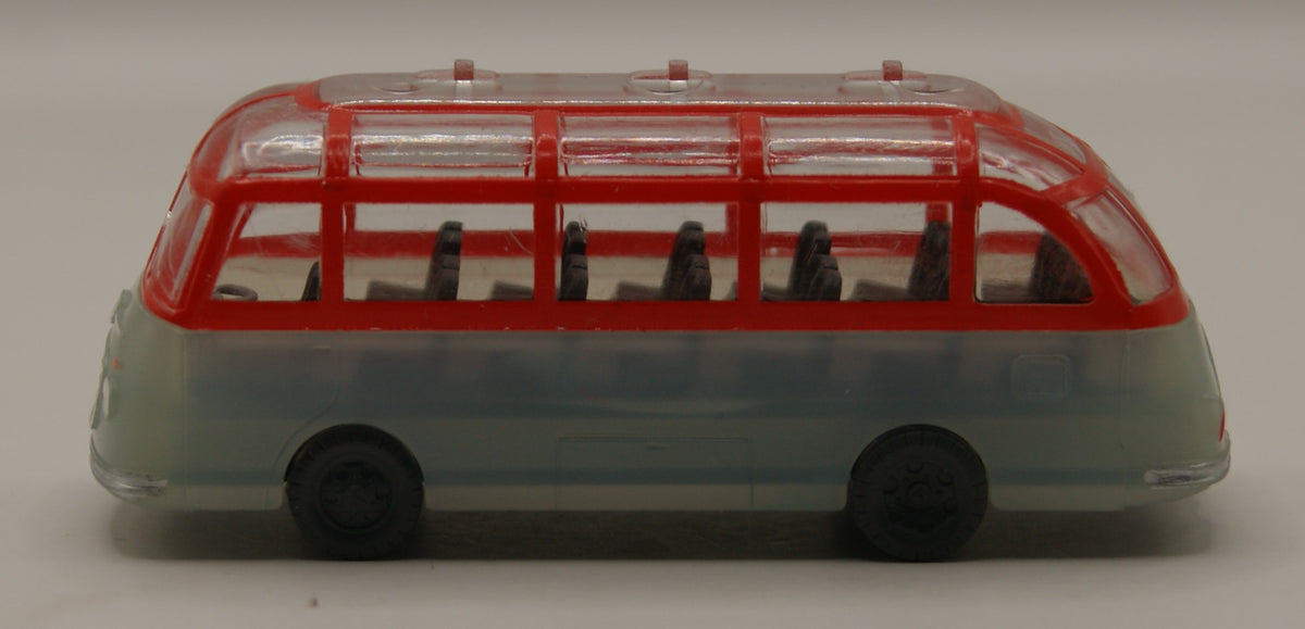 Bayern Modell Setra S6 H0 1:87 Panoramabus grau rot Reisebus