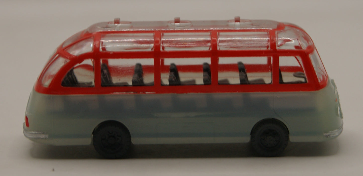 Bayern Modell Setra S6 H0 1:87 Panoramabus grau rot Reisebus