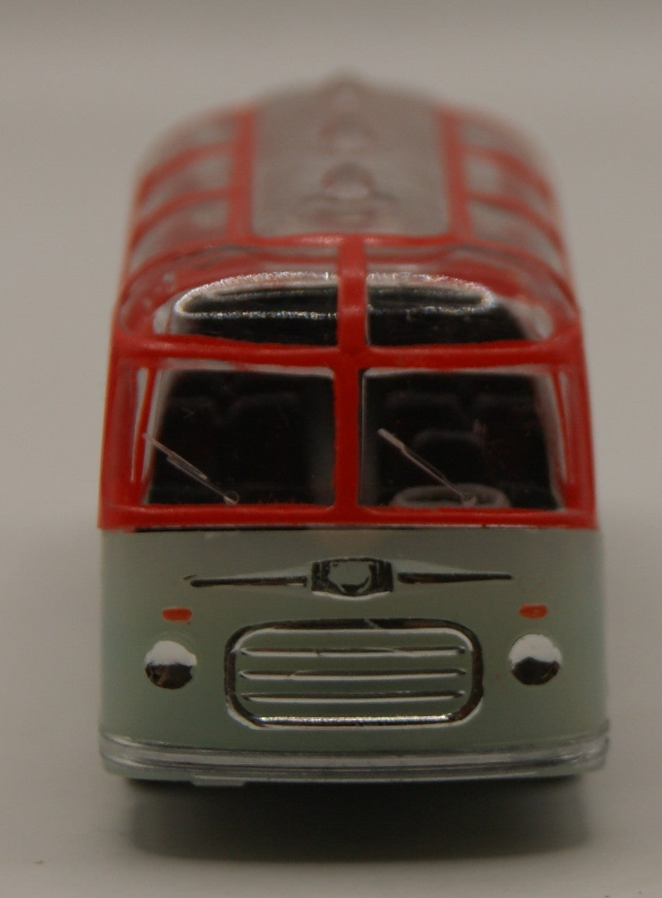 Bayern Modell Setra S6 H0 1:87 Panoramabus grau rot Reisebus