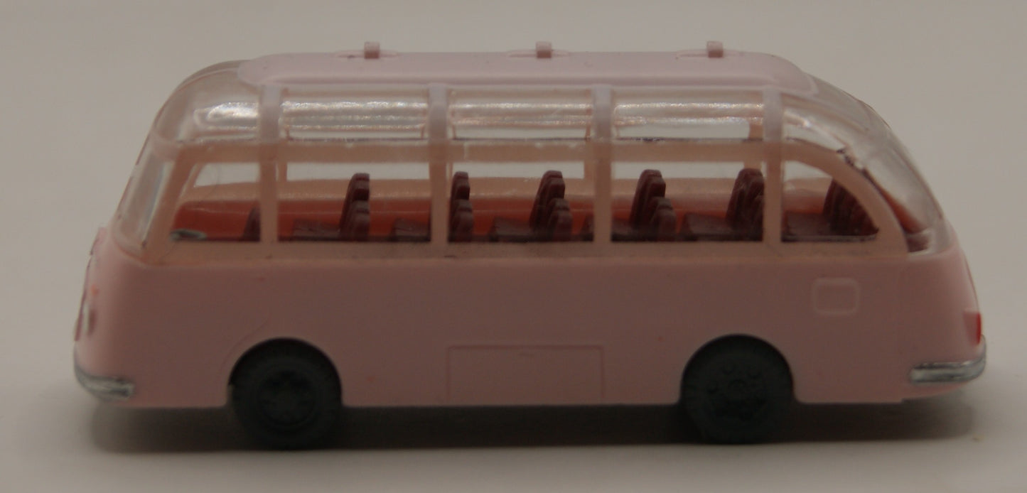Bayern Modell Setra S6 H0 1:87 rosa Panoramabus Reisebus Modellbus