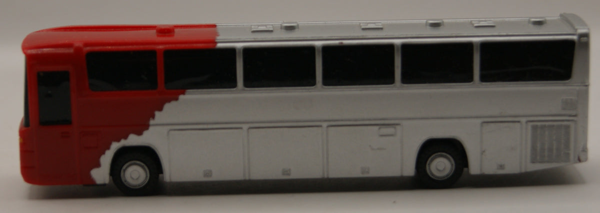 H0 1:87 Reisebus Teambus Deutschland rot silber Modellbus ohne OVP