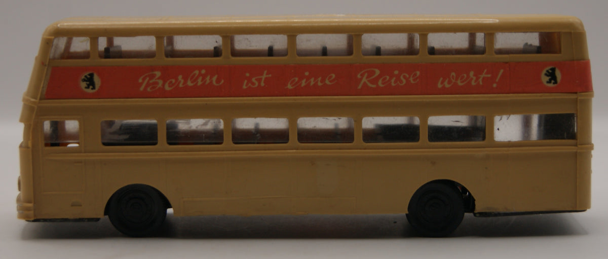 PAN Büssing D2U BVG Berlin Doppeldecker A55 Bhf. Zoo großes Modell ca. 1:40