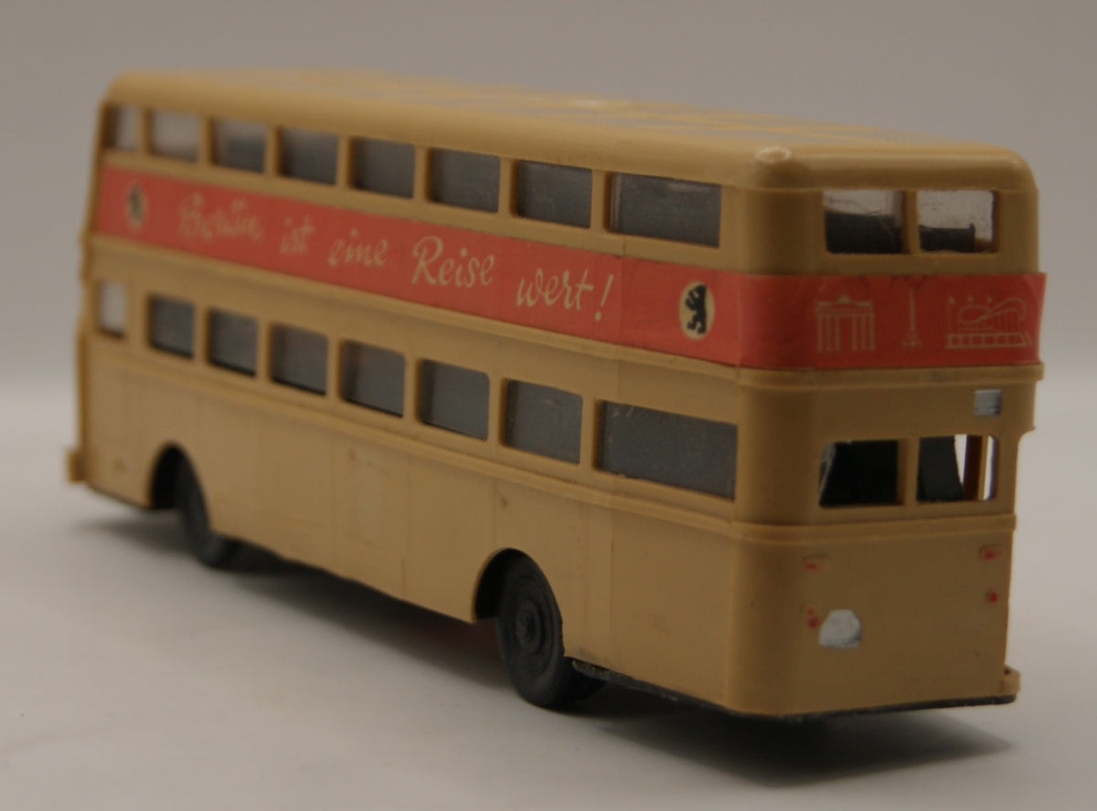 PAN Büssing D2U BVG Berlin Doppeldecker A55 Bhf. Zoo großes Modell ca. 1:40