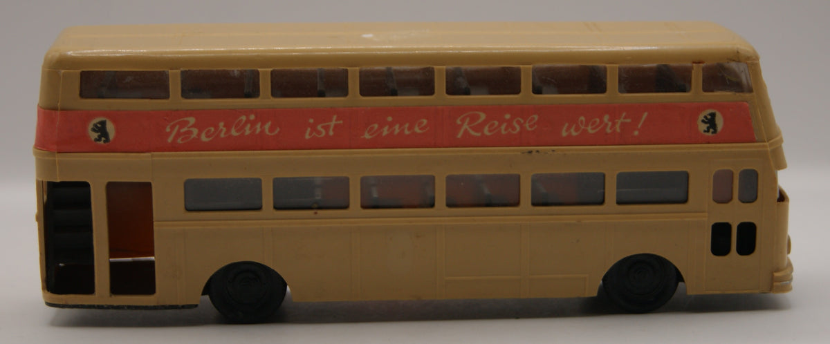 PAN Büssing D2U BVG Berlin Doppeldecker A55 Bhf. Zoo großes Modell ca. 1:40
