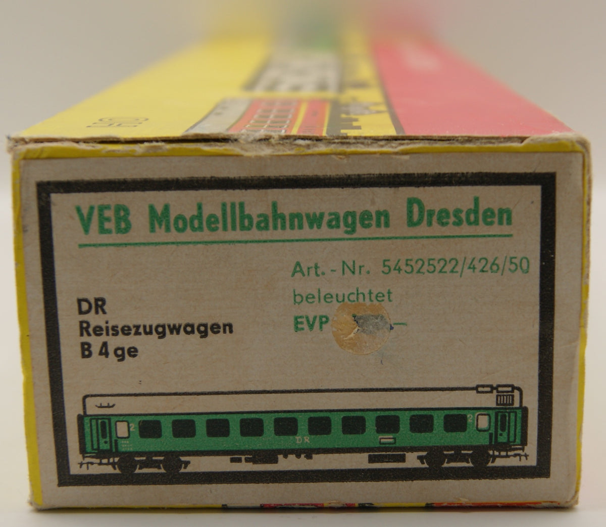 Schicht 426/51 DR Reisezugwagen 1./2. Klasse beleuchtet H0 1:87 OVP