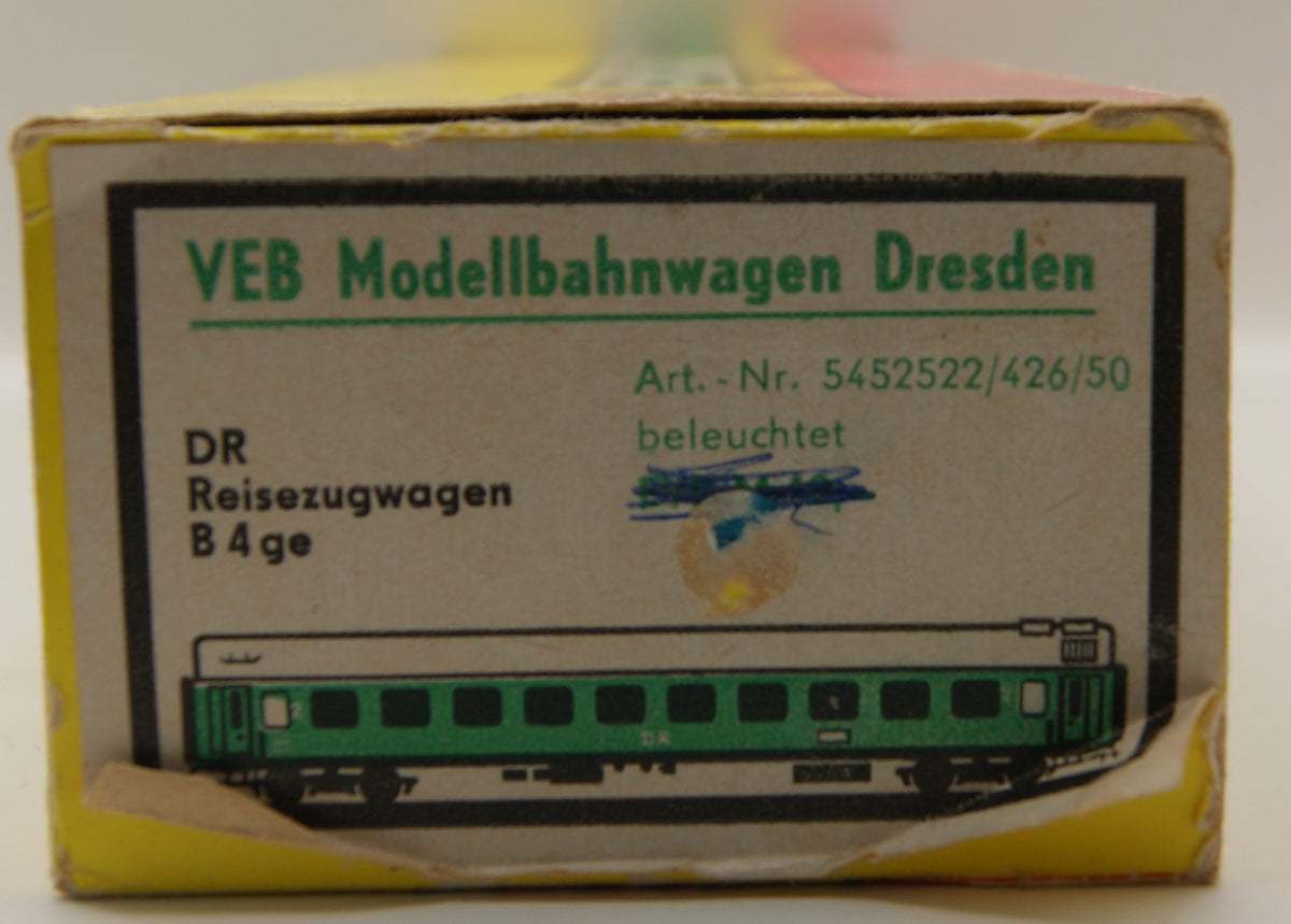Schicht 426/58 DR MITROPA Schlafwagen WLABm H0 1:87 beleuchtet OVP