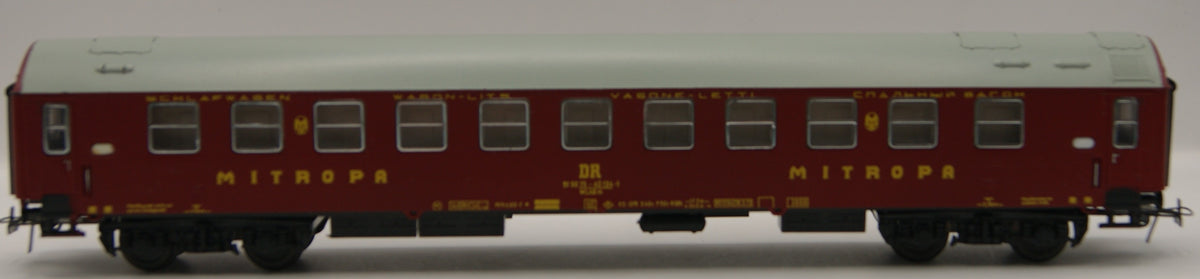 Schicht 426/58 DR MITROPA Schlafwagen WLABm H0 1:87 beleuchtet OVP