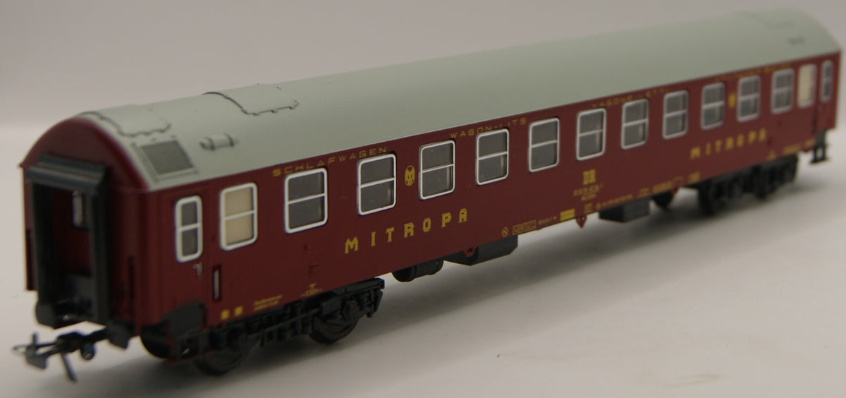 Schicht 426/58 DR MITROPA Schlafwagen WLABm H0 1:87 beleuchtet OVP