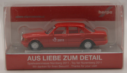 Herpa 287364 Mercedes-Benz 500 SE W126 Spielwarenmesse Nürnberg 2011 1:87 OVP