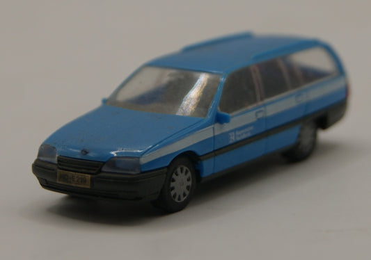 Herpa 041294 Opel Omega A Caravan Bayerischer Rundfunk BR blau H0 1:87 lose