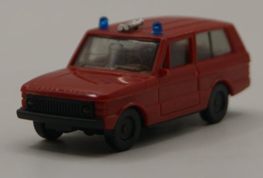 Herpa Range Rover Feuerwehr rot 2 Blaulichter ohne Beschriftung H0 1:87 lose