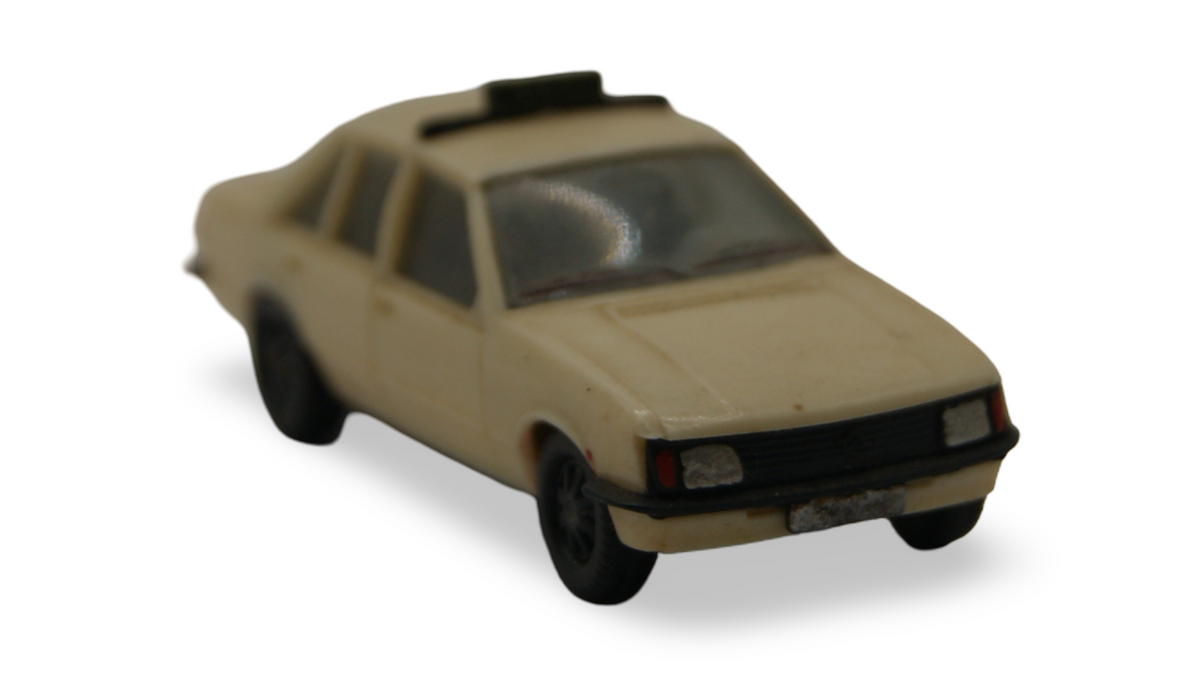Herpa Opel Rekord E Berlina 2.0 E Taxi beige 1:87 H0 Modellauto