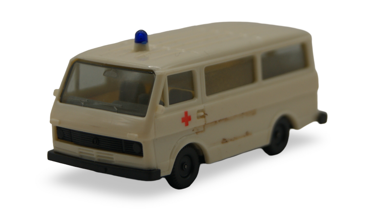 Herpa VW LT 28 Bus Rotes Kreuz Krankenwagen creme 1:87 H0 Nr. 4013