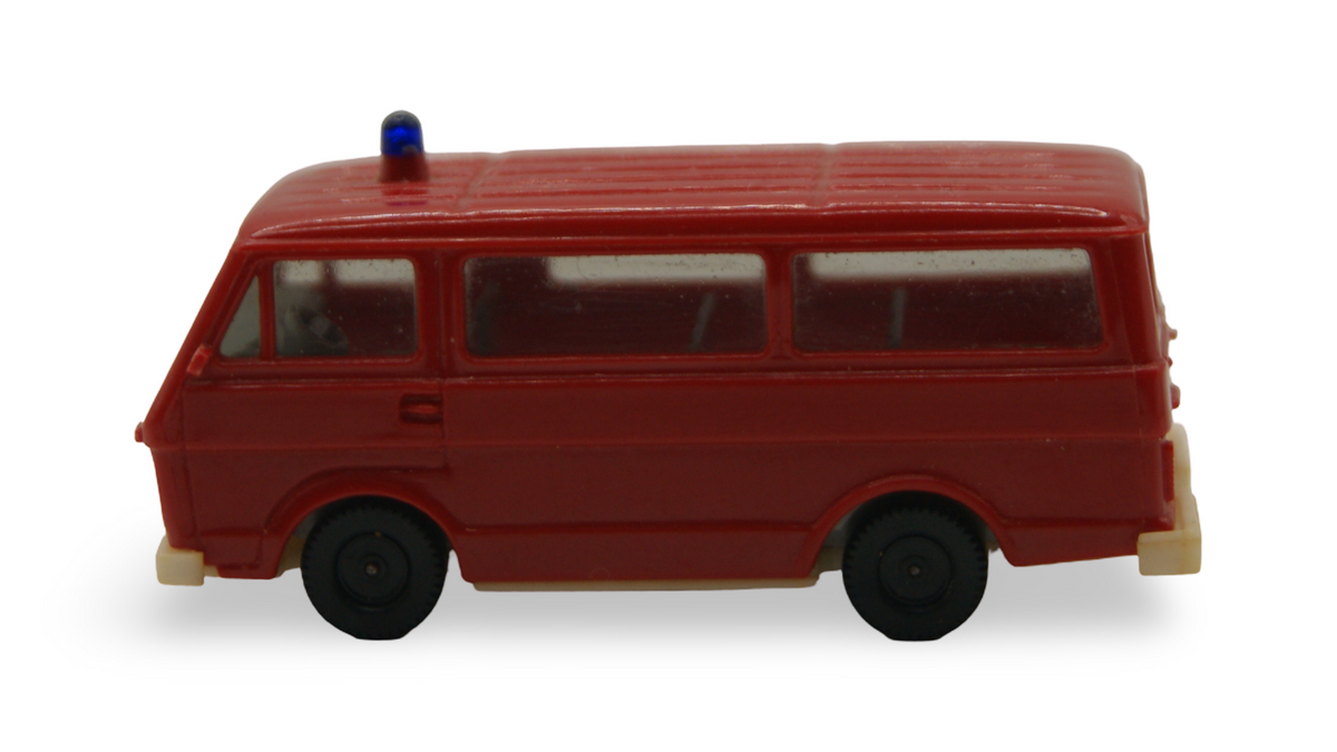 Herpa VW LT 28 Kleinbus Feuerwehr rot mit Blaulicht 1:87 H0
