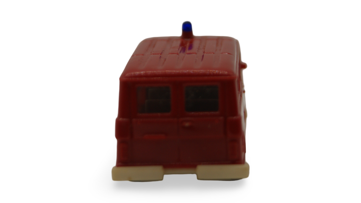 Herpa VW LT 28 Kleinbus Feuerwehr rot mit Blaulicht 1:87 H0