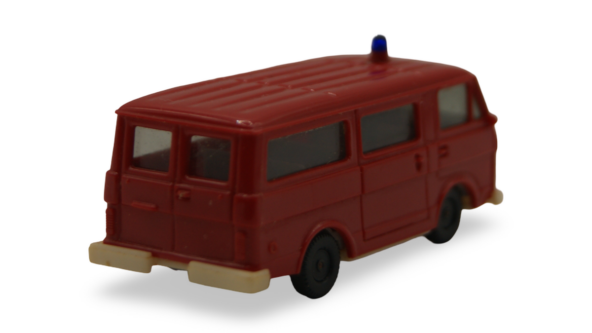 Herpa VW LT 28 Kleinbus Feuerwehr rot mit Blaulicht 1:87 H0