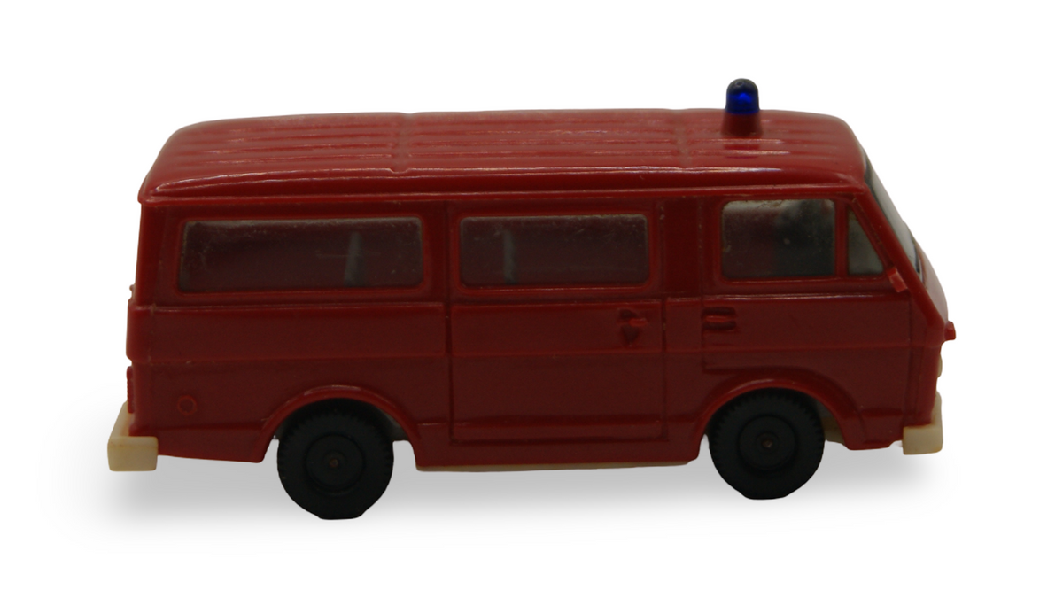 Herpa VW LT 28 Kleinbus Feuerwehr rot mit Blaulicht 1:87 H0
