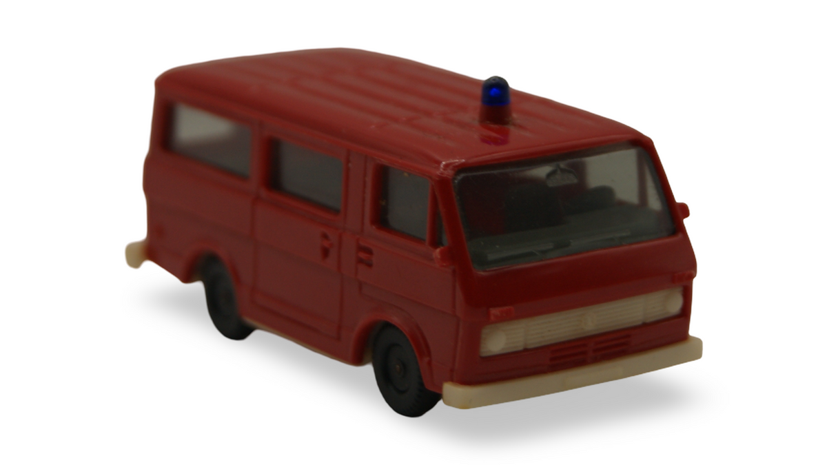 Herpa VW LT 28 Kleinbus Feuerwehr rot mit Blaulicht 1:87 H0