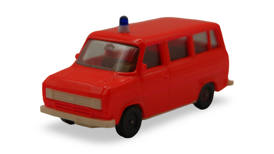 Herpa Ford Transit MK2 Bus Feuerwehr leuchtrot 1:87 H0 Nr. 4026
