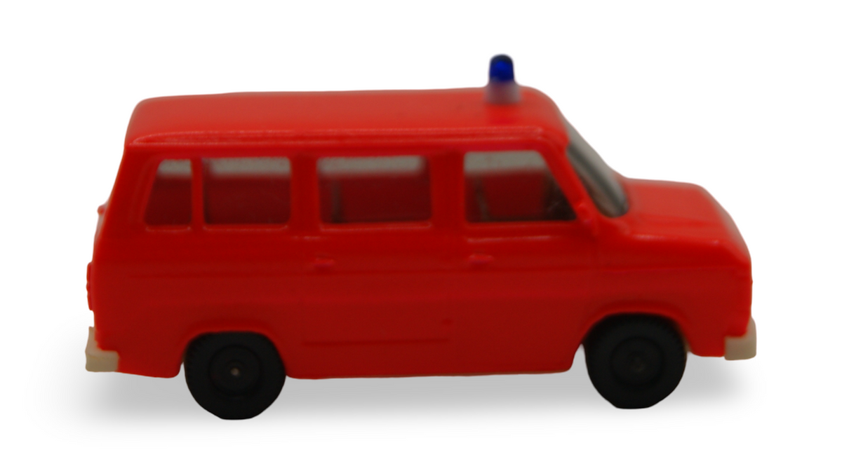 Herpa Ford Transit MK2 Bus Feuerwehr leuchtrot 1:87 H0 Nr. 4026