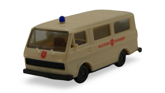 Herpa VW LT 28 Bus Malteser Hilfsdienst creme 1:87 H0 Nr. 4013/2A