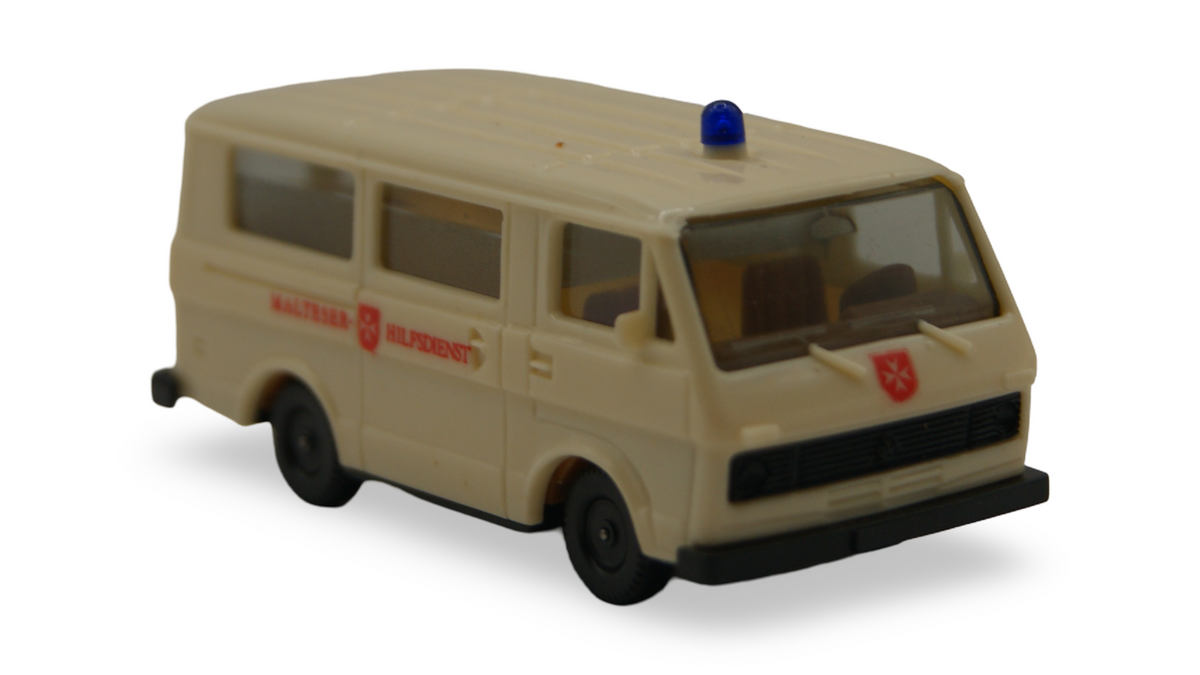 Herpa VW LT 28 Bus Malteser Hilfsdienst creme 1:87 H0 Nr. 4013/2A