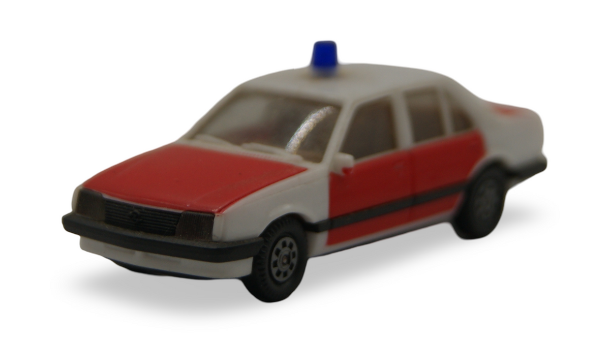 Herpa Opel Rekord E Berlina 2.0 E Feuerwehr ELW rot/weiß 1:87 H0