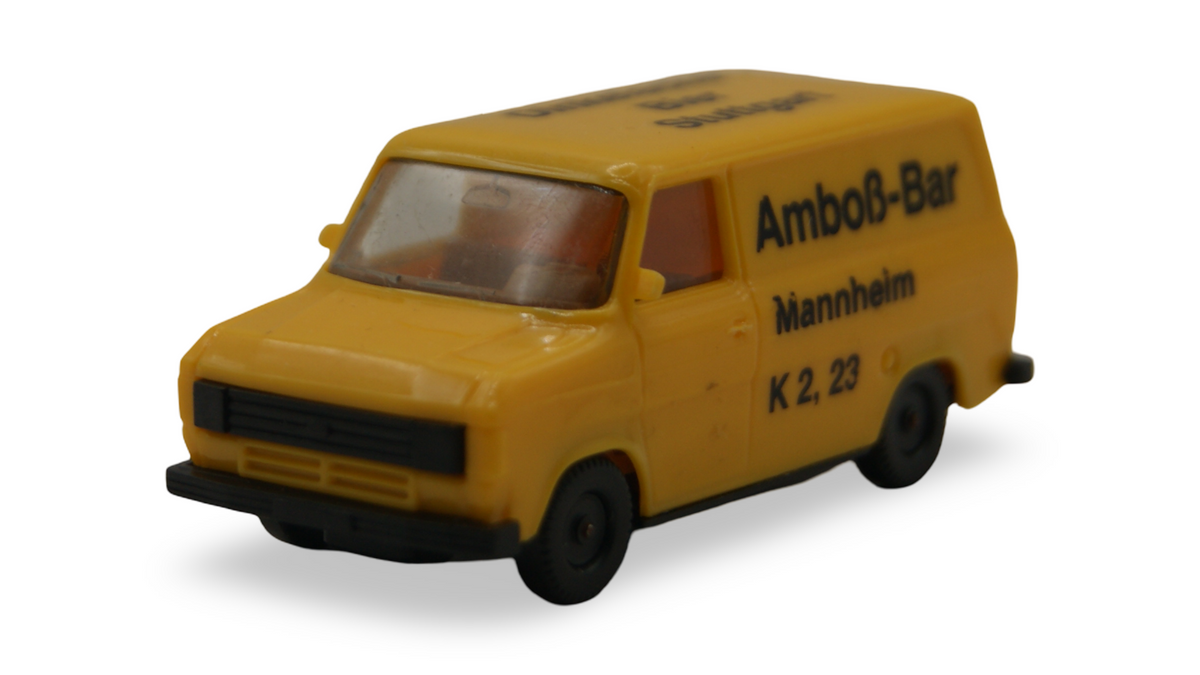 Herpa Ford Transit MK2 Kasten „Amboß-Bar Mannheim“ Dinkelacker 1:87 H0