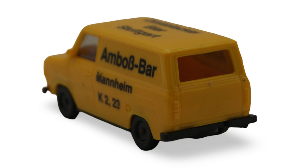 Herpa Ford Transit MK2 Kasten „Amboß-Bar Mannheim“ Dinkelacker 1:87 H0