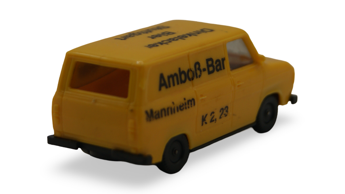 Herpa Ford Transit MK2 Kasten „Amboß-Bar Mannheim“ Dinkelacker 1:87 H0