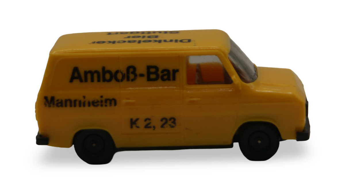 Herpa Ford Transit MK2 Kasten „Amboß-Bar Mannheim“ Dinkelacker 1:87 H0