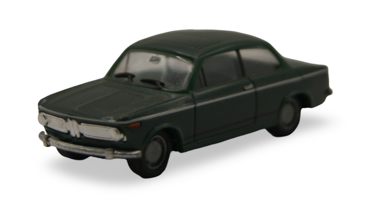 Herpa BMW 2002 dunkelgrün 1:87 H0 Modellauto Oldtimer