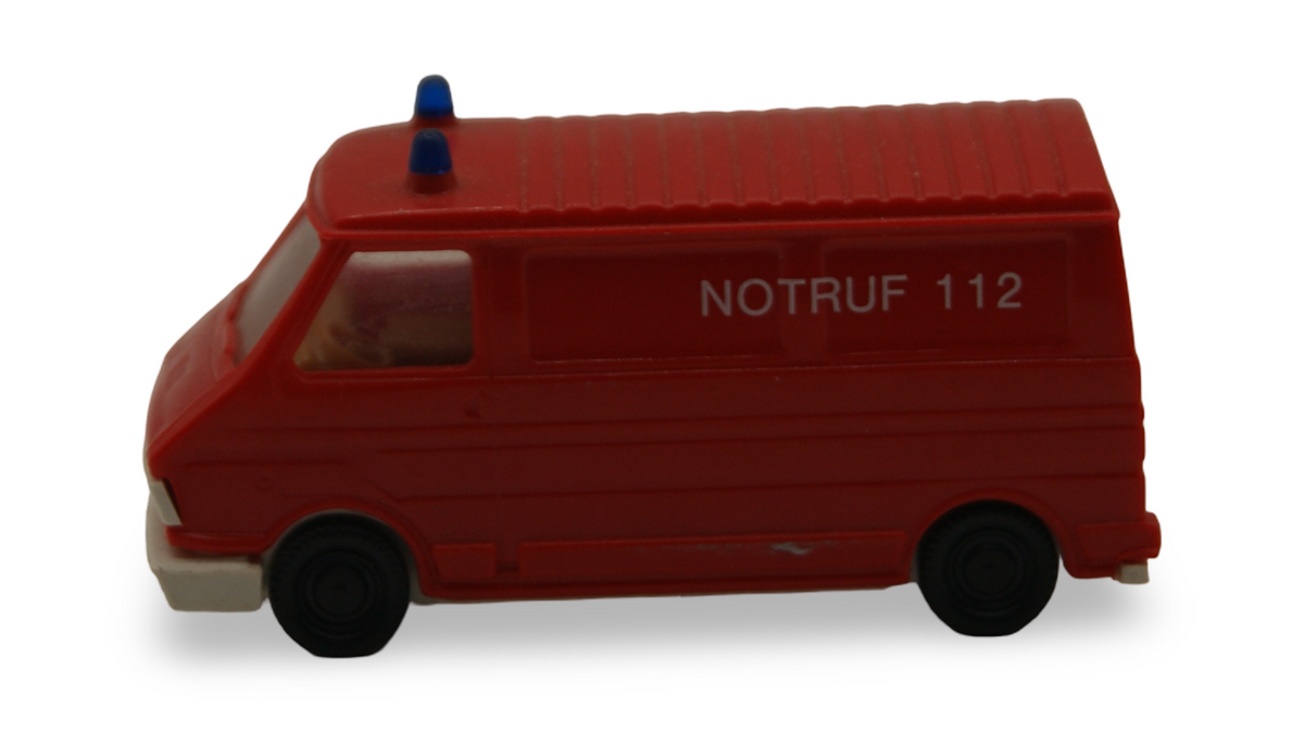 Praliné Fiat 242 Feuerwehr Notruf 112 Kastenwagen 1:87 H0